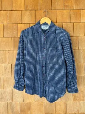 Vintage Super Soft Plaid Shirt - Blue   Black