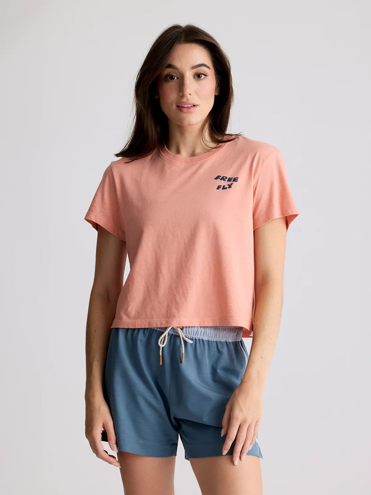 Women's Twin Fin Tee - Heather Sunset