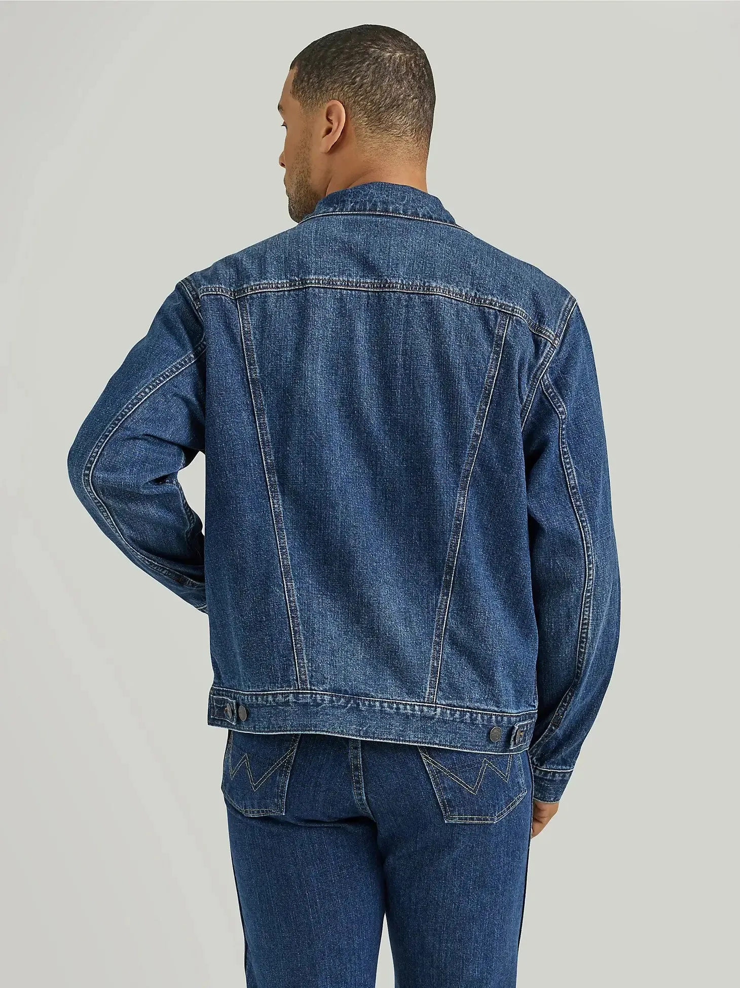 Wrangler | Flannel Lined Western Denim Jacket